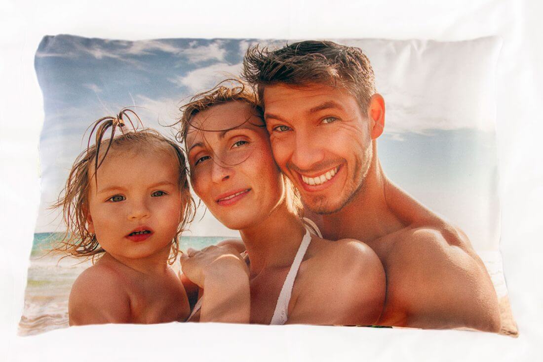 personalised pillow family photo